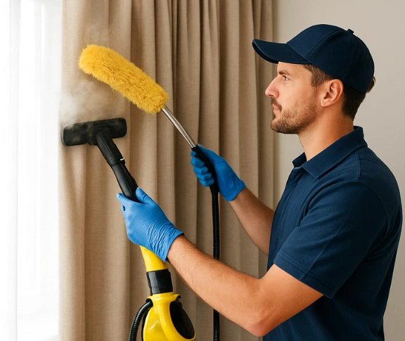 Trusted blind cleaning technician Matty Curtain Cleaning fairfield-west-nsw QLD
