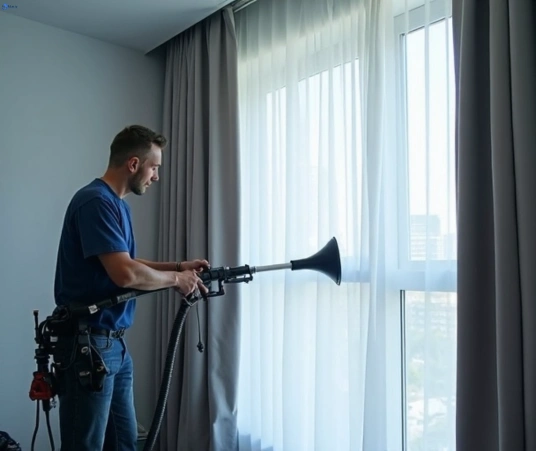 Professional drapes cleaning process tools Matty Curtain Cleaning fairfield-west-nsw